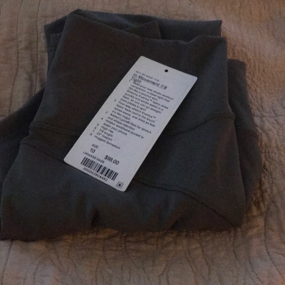 Lululemon In movement 7/8 tights